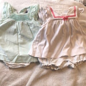 Janie and Jack 0-3 months summer onesie outfits!